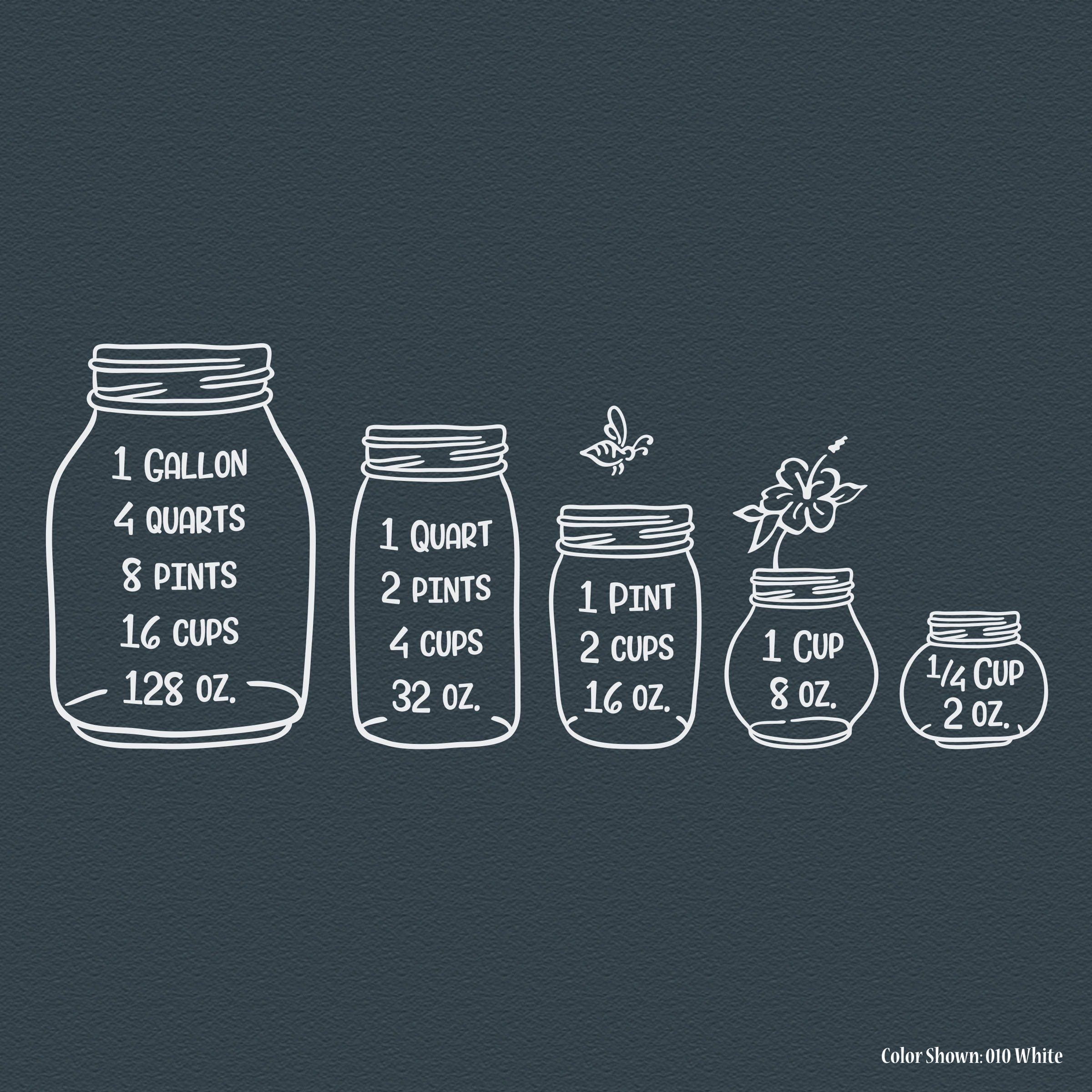 MASON JAR Kitchen Wall Art Vinyl Wall Quotes Wall Quote | Etsy