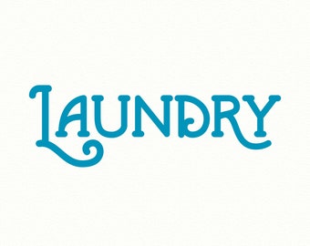 LAUNDRY, calcomanías de pared de vinilo, calcomanías de la sala de lavandería, citas de pared de vinilo, arte de pared cristiana, calcomanías de cocina, calcomanía de pared familiar, decoración de la sala de lavandería, jabón