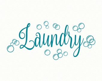 Laundry Room Decal - Etsy