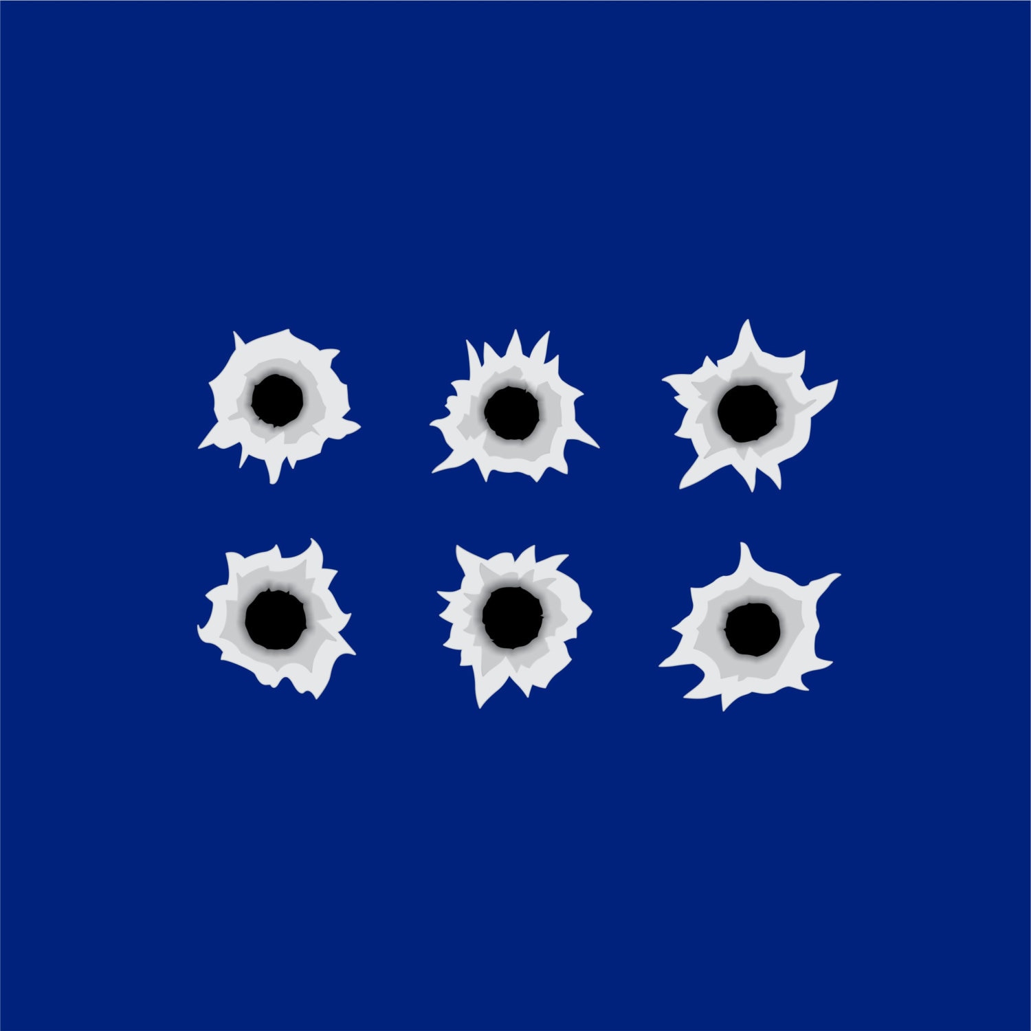 Bullet holes sticker - .de