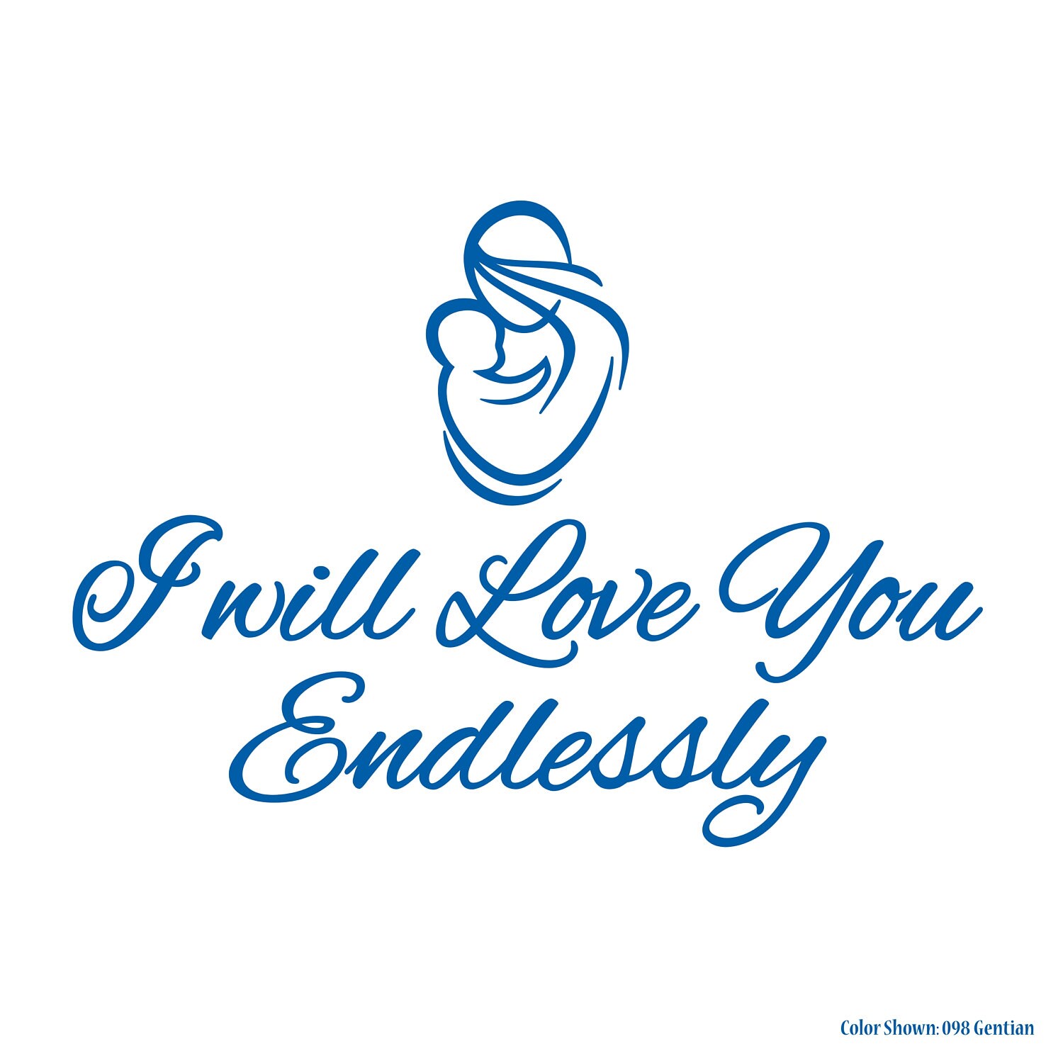I Will Love You Endlessly Nursery Wall Art Baby Girl Baby Etsy