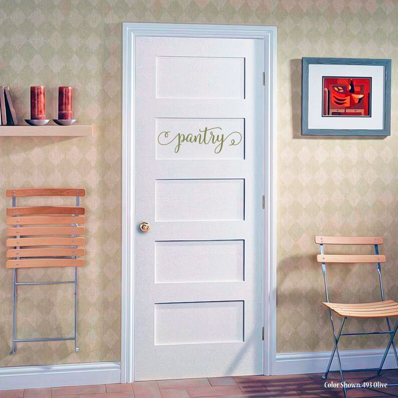 PANTRY DOOR DECAL Vinyl Wall Quotes Wall Quote Decal Etsy