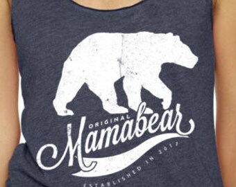mama bear shirt, mama bear tank, mom shirt, mamabear tshirt, baby shower gift, new mom gift, baby bear, mama shirt, mothers day gift tee