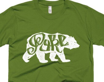 Poke the Bear Shirt, Funny Shirt, Hiking Shirt, Grumpy Guy's Tee, Men's Gifts, Shirts for Him, Outdoorsy Shirt, Hipster Shirt,