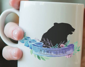 Mama Bear, Mama Bear Mug, Gifts for Mom, Mother's Day Gift, Mom Gift, Mother's Day Mug, Mom Mug, new mom gift, papa bear, baby shower gift