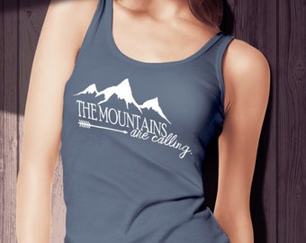 the mountains are calling shirt, mountains shirt, mountain climbing, hiking shirt, gifts for hikers, rock climbing, take a hike, camping