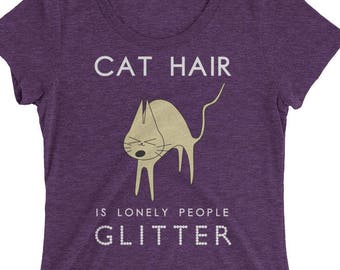 Crazy Cat Lady Shirt: Funny Cat Lover Tri-Blend Tee