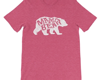 Mama Bear Graphic Tee - Unisex Bella Canvas Shirt