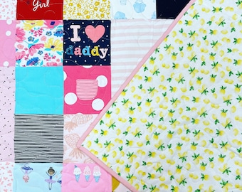 YOUR Baby's Clothing Memory Quilt made from Onesies, t-shirts, outfits and other clothing! Handmade!