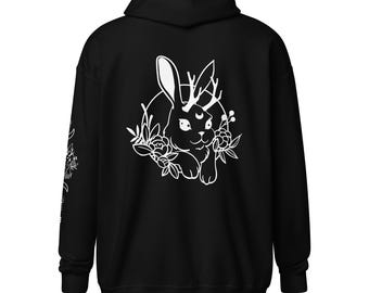Antlerfluff Logo Unisex heavy blend zip hoodie