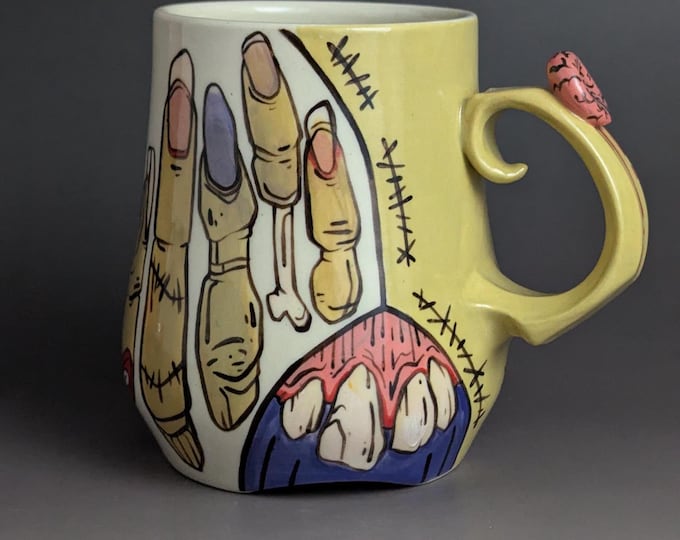 Featured listing image: 18oz DeadISH Handmade Pottery Mug