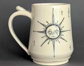 18oz Moody Sun A Handmade Pottery Mug