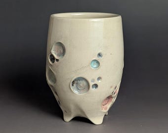 8oz Inlaid Moon C Handmade pottery Cup