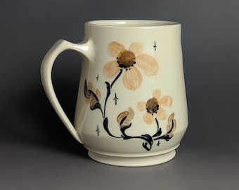 REDUCED 18oz Goth Grandma B Handmade Pottery Mug