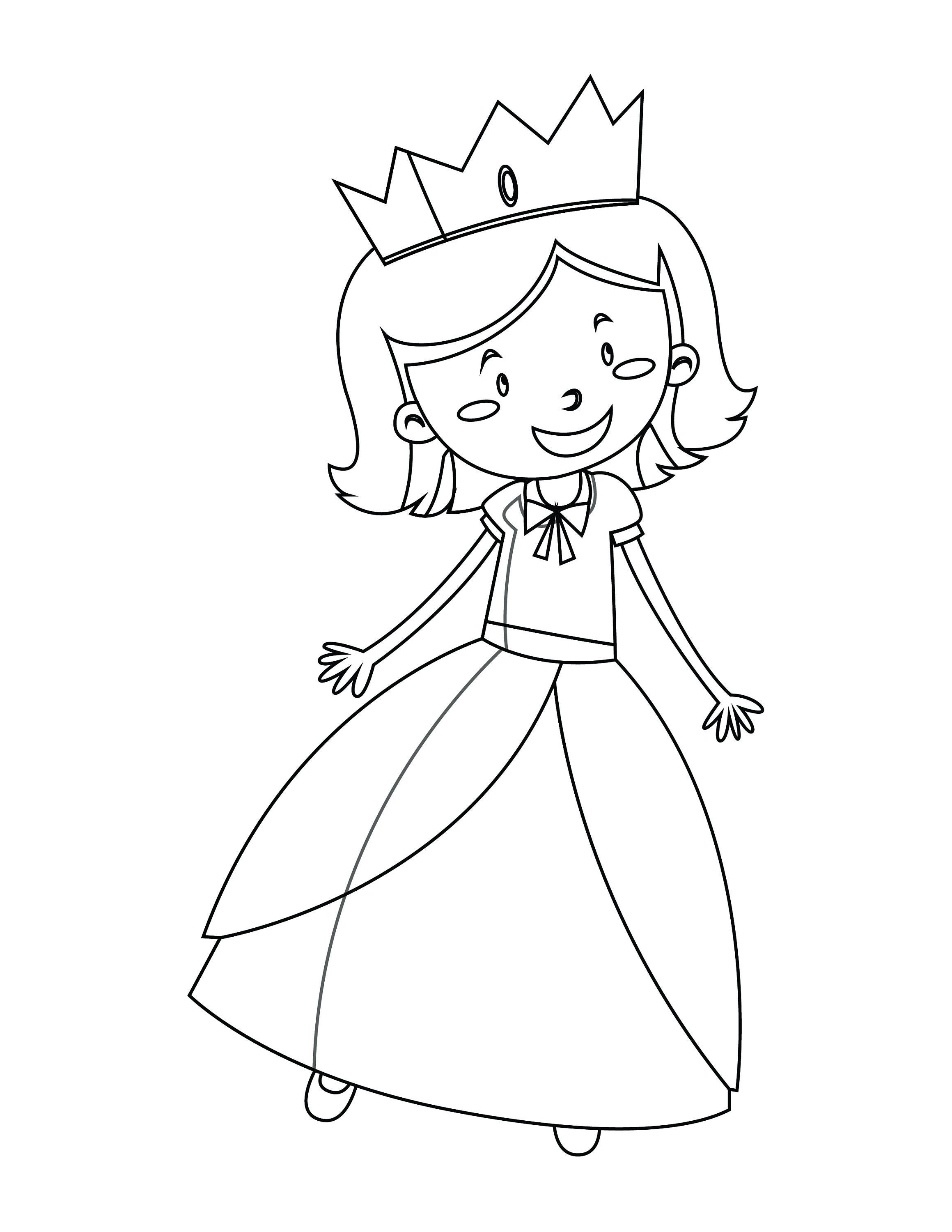 Princess Coloring Pages   Etsy