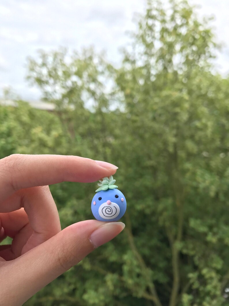 Poliwag Tadpole Pokemon Blue Water Type Kawaii Pokemon Planter Etsy