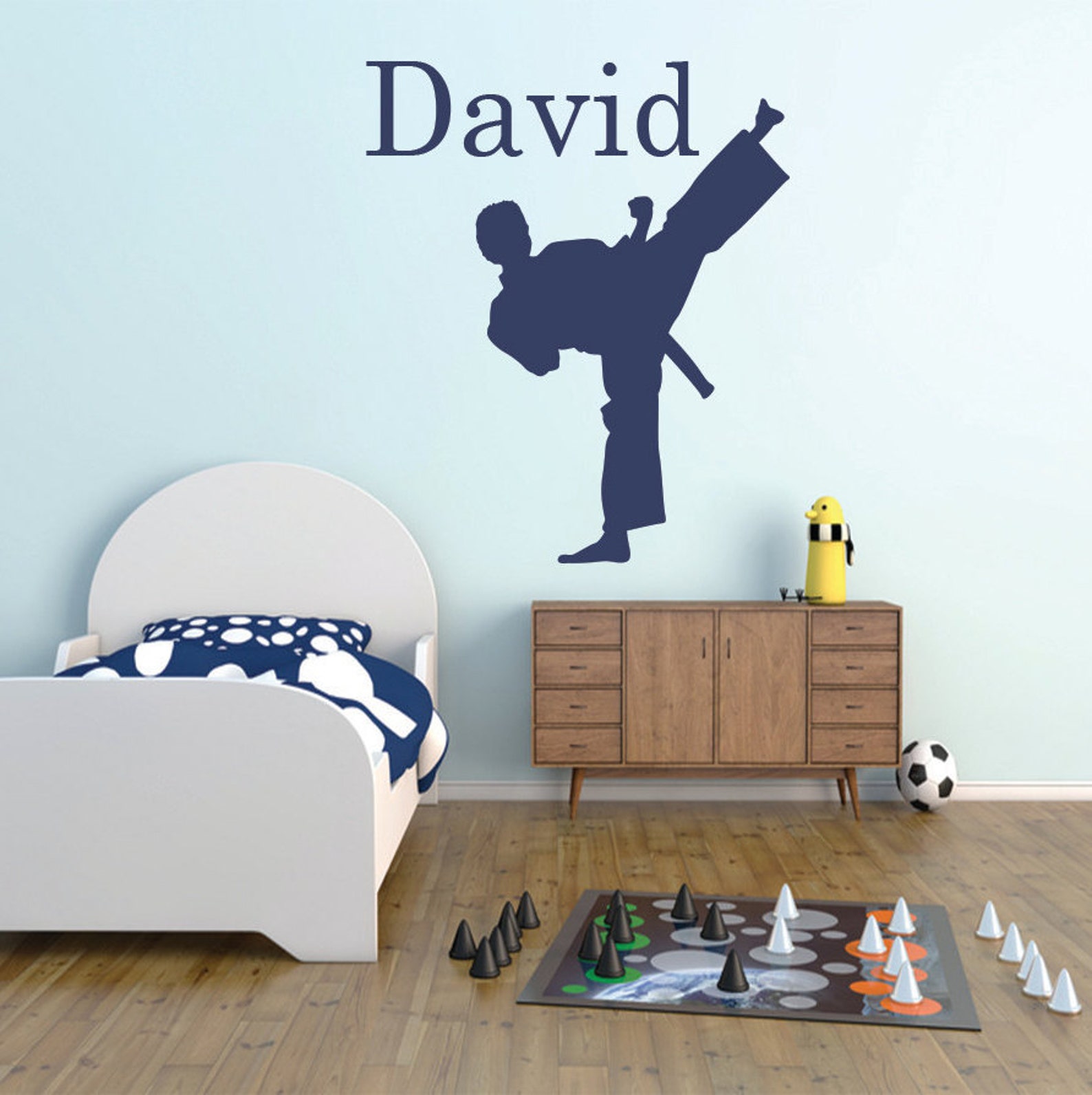 Karate vinyl wall decal Personalized karate Arts wall decal Etsy