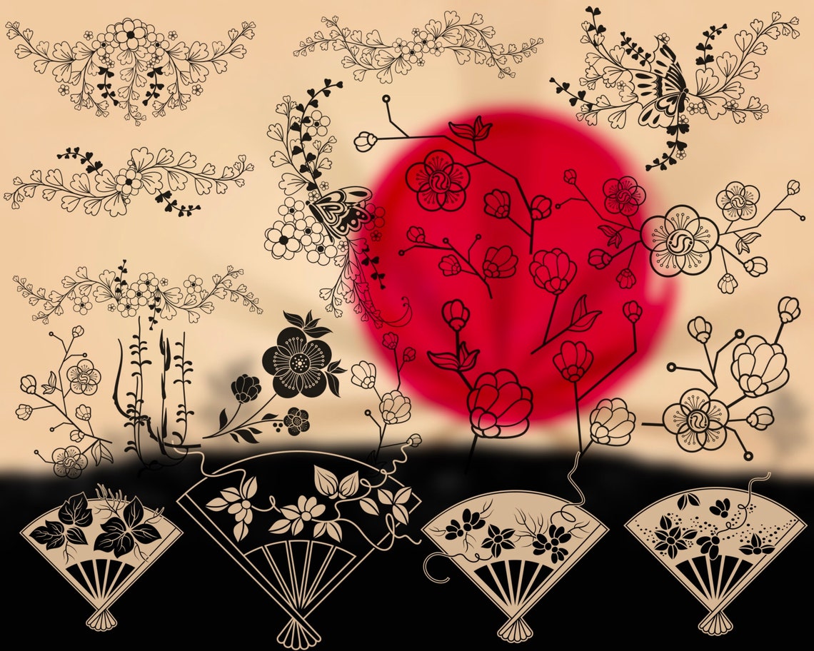 Procreate Japanese Tattoo Brushes Procreate Japan Geisha Etsy