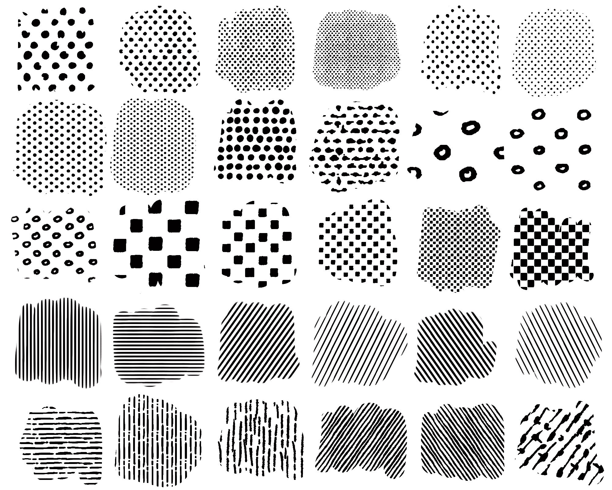 Halftone brushes for procreate apple pencil ipad brushes Etsy