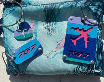 ユナイテッド航空 ハワイ路線販促用 サインボード メネフネ&Tiki 非売品 United Airlines Hawaii Flight Amenity Kits – Tropical Aircraft