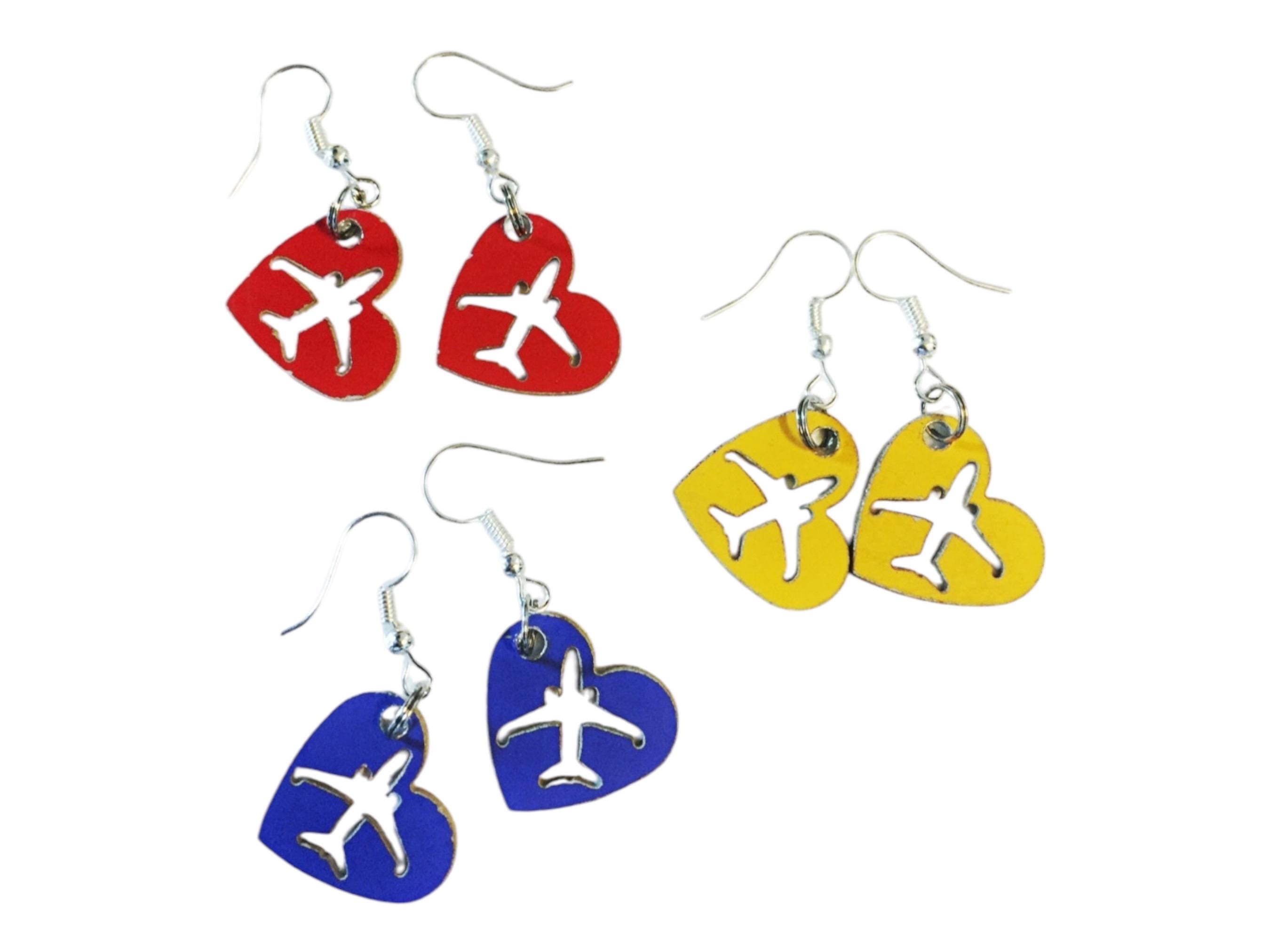 United Airlines Earrings - Etsy