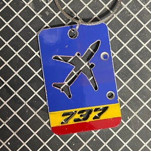 Boeing 737 Luggage Tag