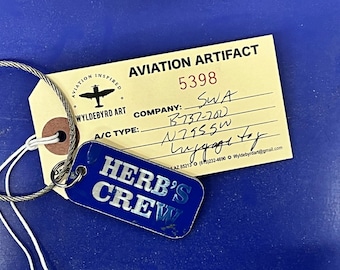 Herb’s Crew N795SW key chain.