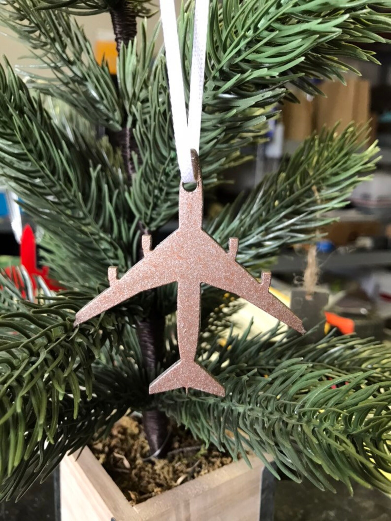 Boeing 747 Skin Christmas Ornaments Etsy