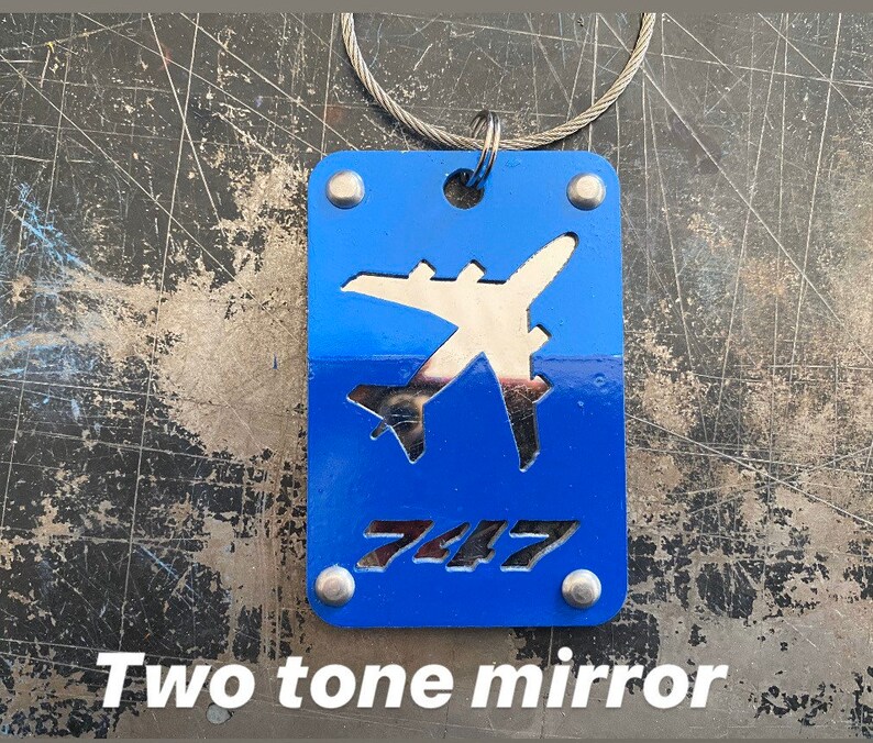B747 Fuselage Luggage Tags KLM Livery Etsy