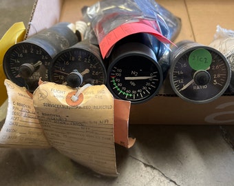 Retired Aviation Cockpit Gauge collectible