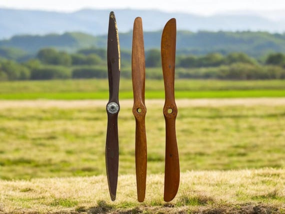 Vintage Wood Aircraft or Airship Propellers - Etsy 日本