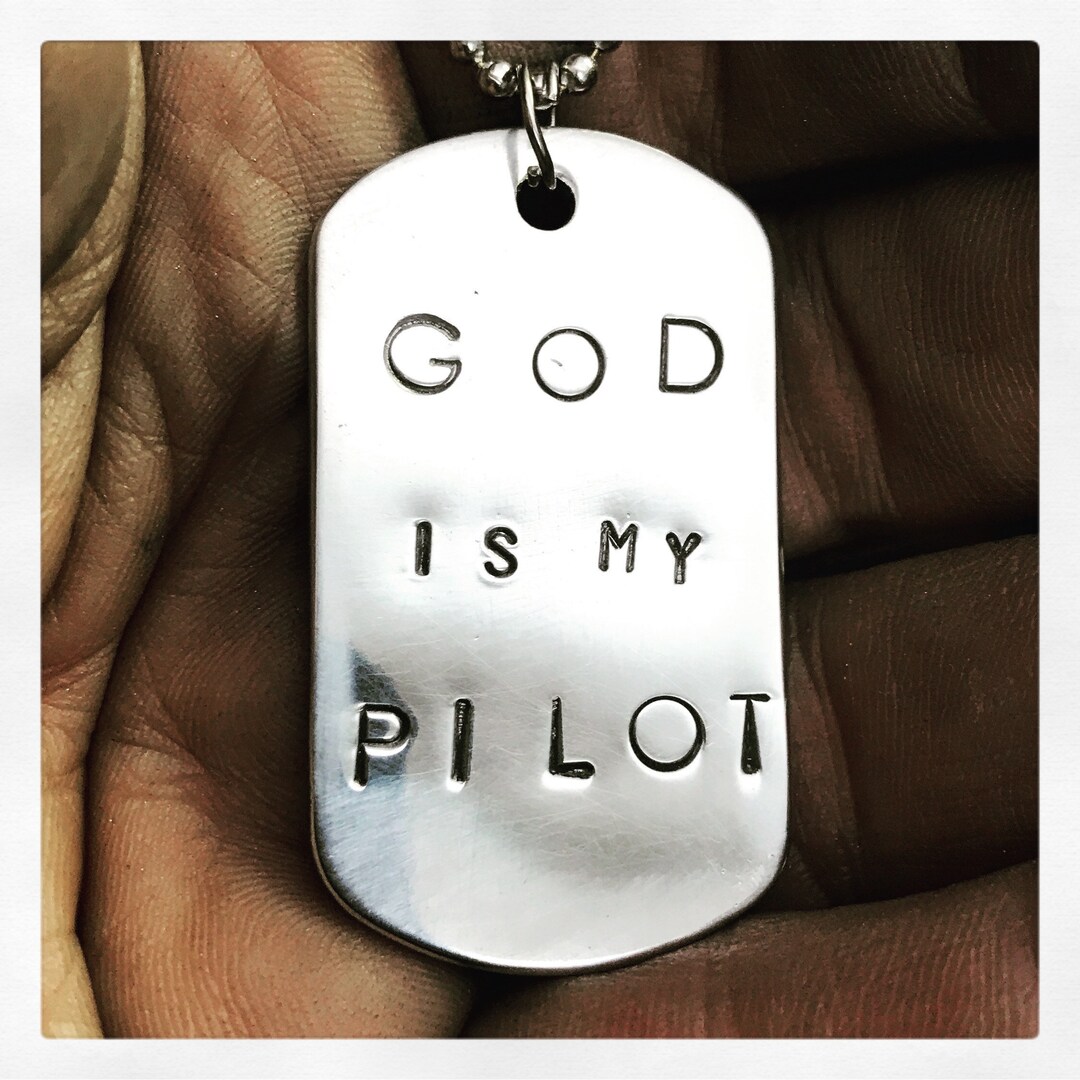 God Is My Copilot Co-Pilot 6x12 Aluminum License Plate Tag – Made In USA
