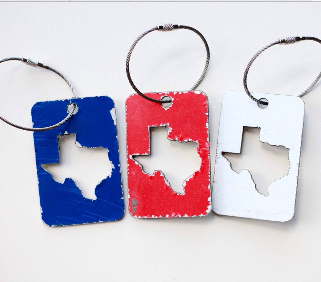 Lone Star One B737 Collectible Texas Luggage Tag Etsy