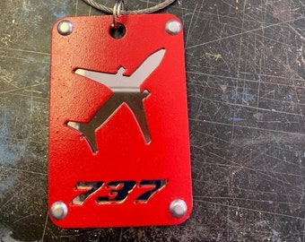 Boeing 737 Luggage Tag - Former Southwest Airlines