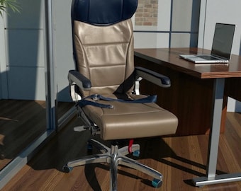 Retired Southwest Airlines B737 passenger seat office chair