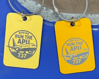 Run the APU luggage tag