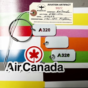 Air Canada A320 skin key chains C-FDQQ