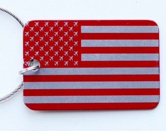 US Flag with Boeing aircraft for stars
