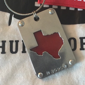 Lone Star One B737 Collectible Aircraft Luggage Tag