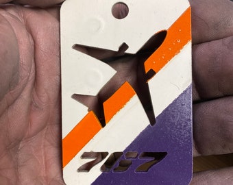 Etiquette à bagage Boeing 767 FedEx