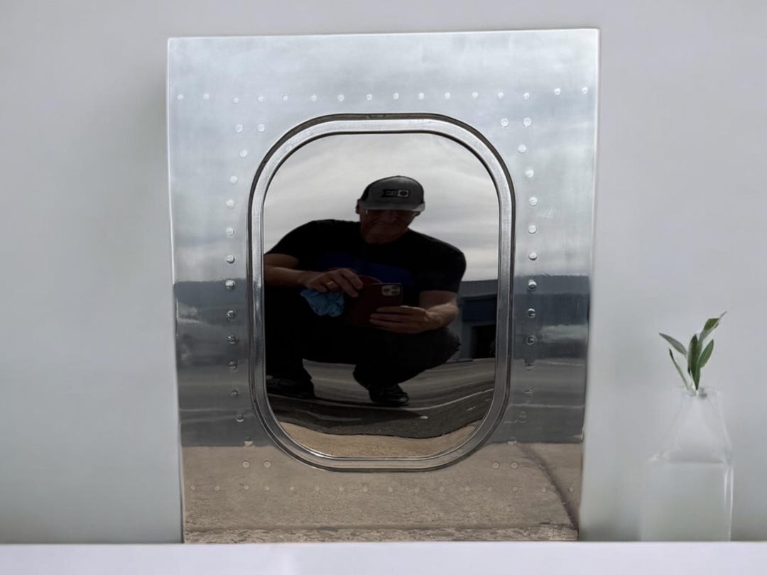 757 Window Frame United Airlines Boeing 757-200 Polished Fuselage Window Mirror – N502UA ...