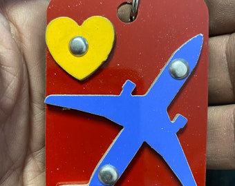 Boeing 737 luggage tag