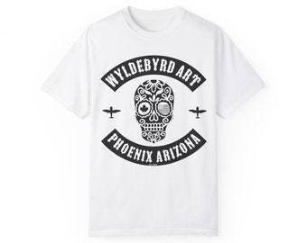 Wyldebyrd Sugar Skull Unisex Garment-Dyed T-shirt