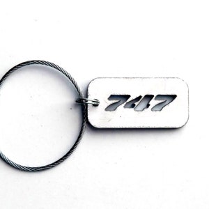 Delta/NWA B747 Fuselage keychain N663US