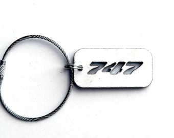 Delta/NWA B747 Fuselage keychain N663US