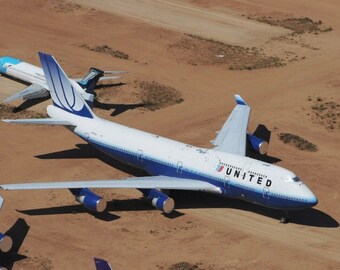 ユナイテッド航空 B747-400 胴体キータグ N198UA - Etsy 日本