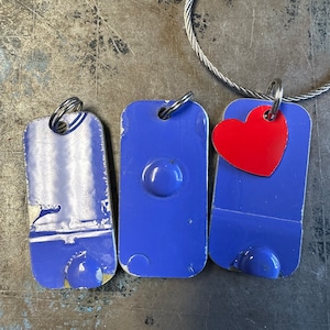 Retired Southwest Airlines 737 skin key fobs
