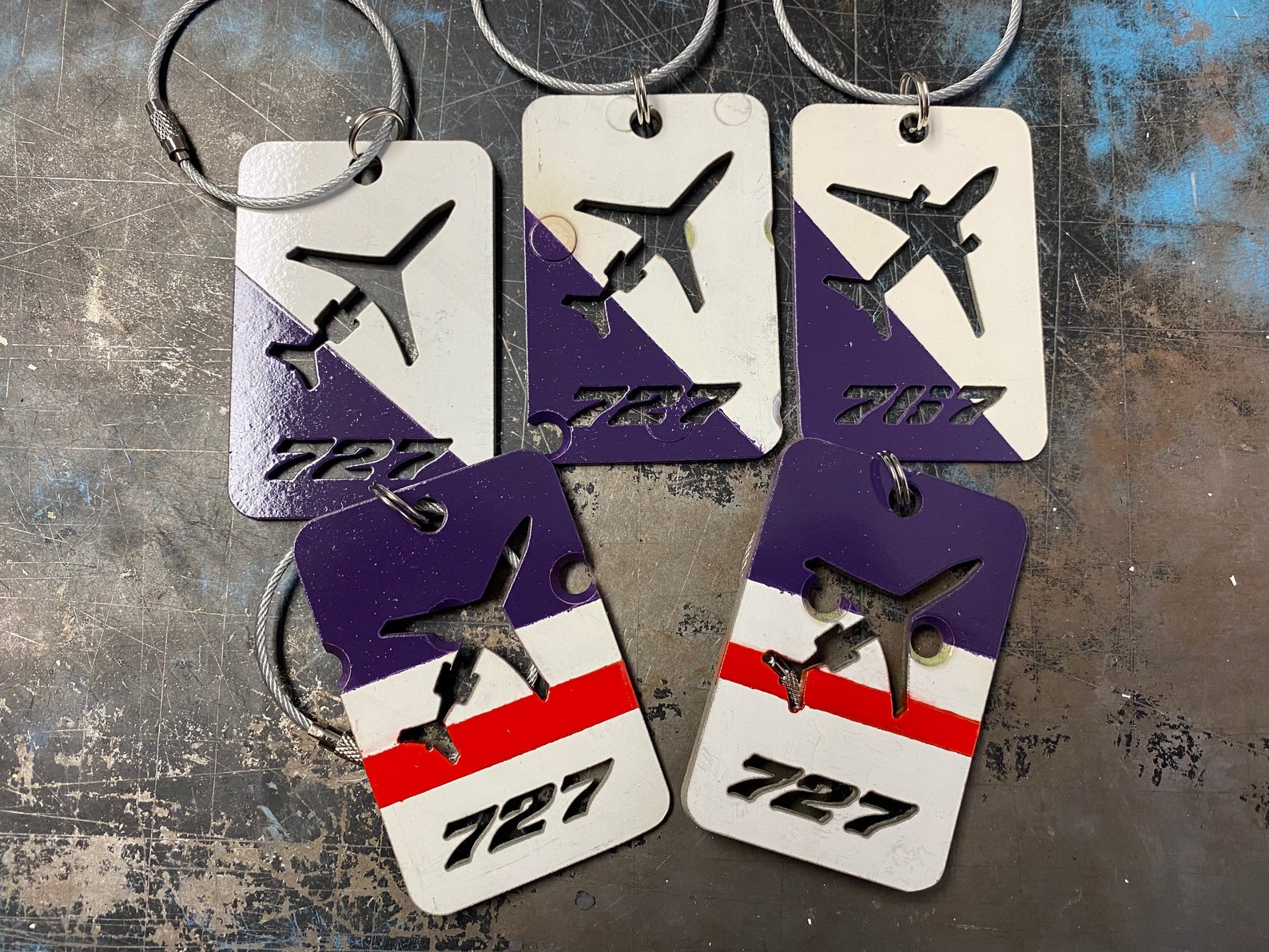 Boeing 727 757 767 Luggage Tag Fedex Etsy