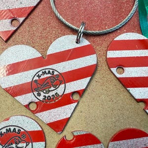 Southwest Airlines B737 heart X-MAS 2025 keychain or ornament image 5
