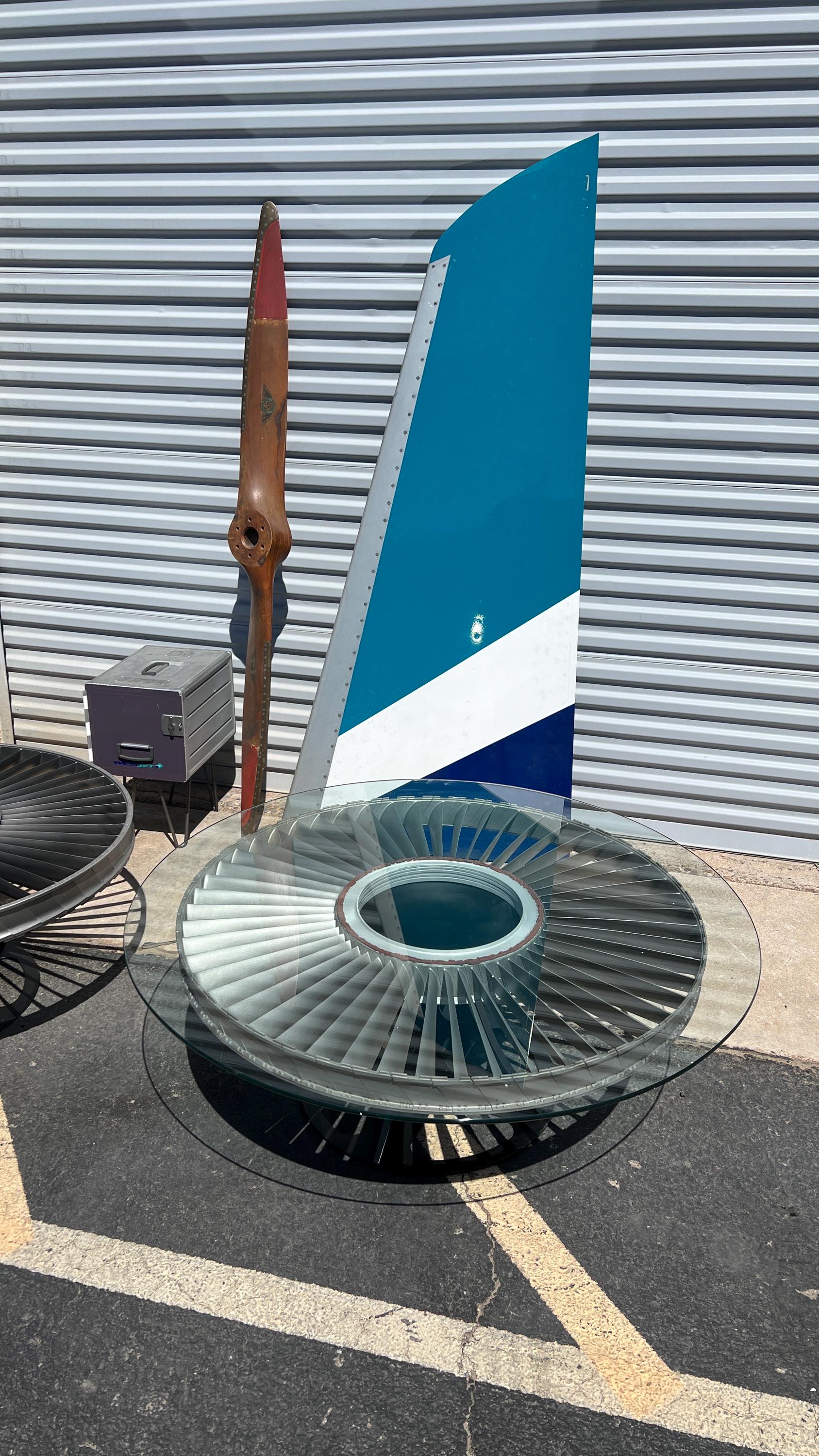 送料込ACME エアプレーンテーブル AIR PLANE PARTS TABLE New: Side Table Made from Original Aircraft Parts | Multiple Versions